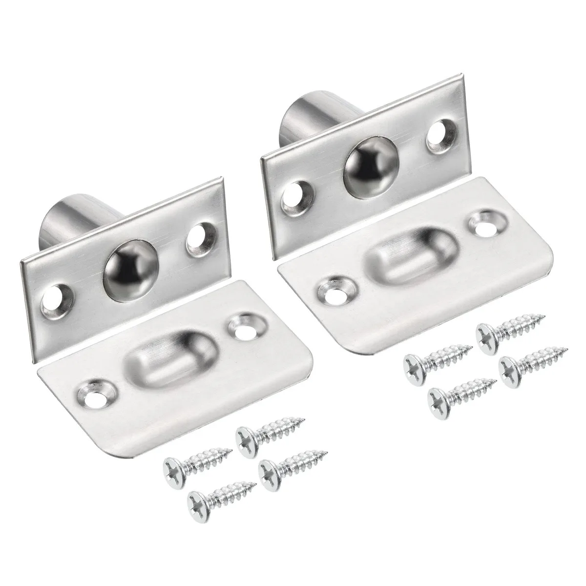 Unique-Bargains Unique-Bargains Ball Catch 2 Pack Stainless Steel Silver — product photo