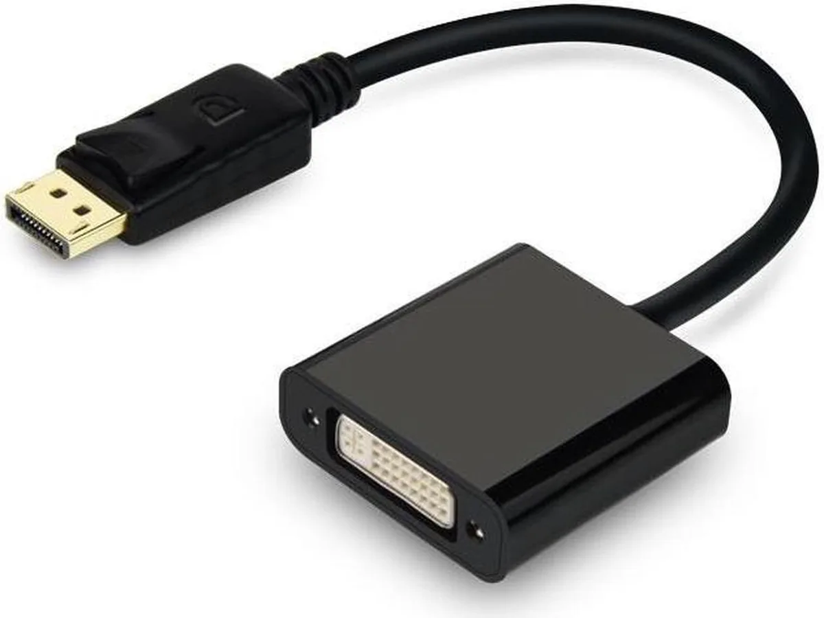 Vszerda Vszerda DisplayPort to DVI-D passive adapter 1080p black — product photo