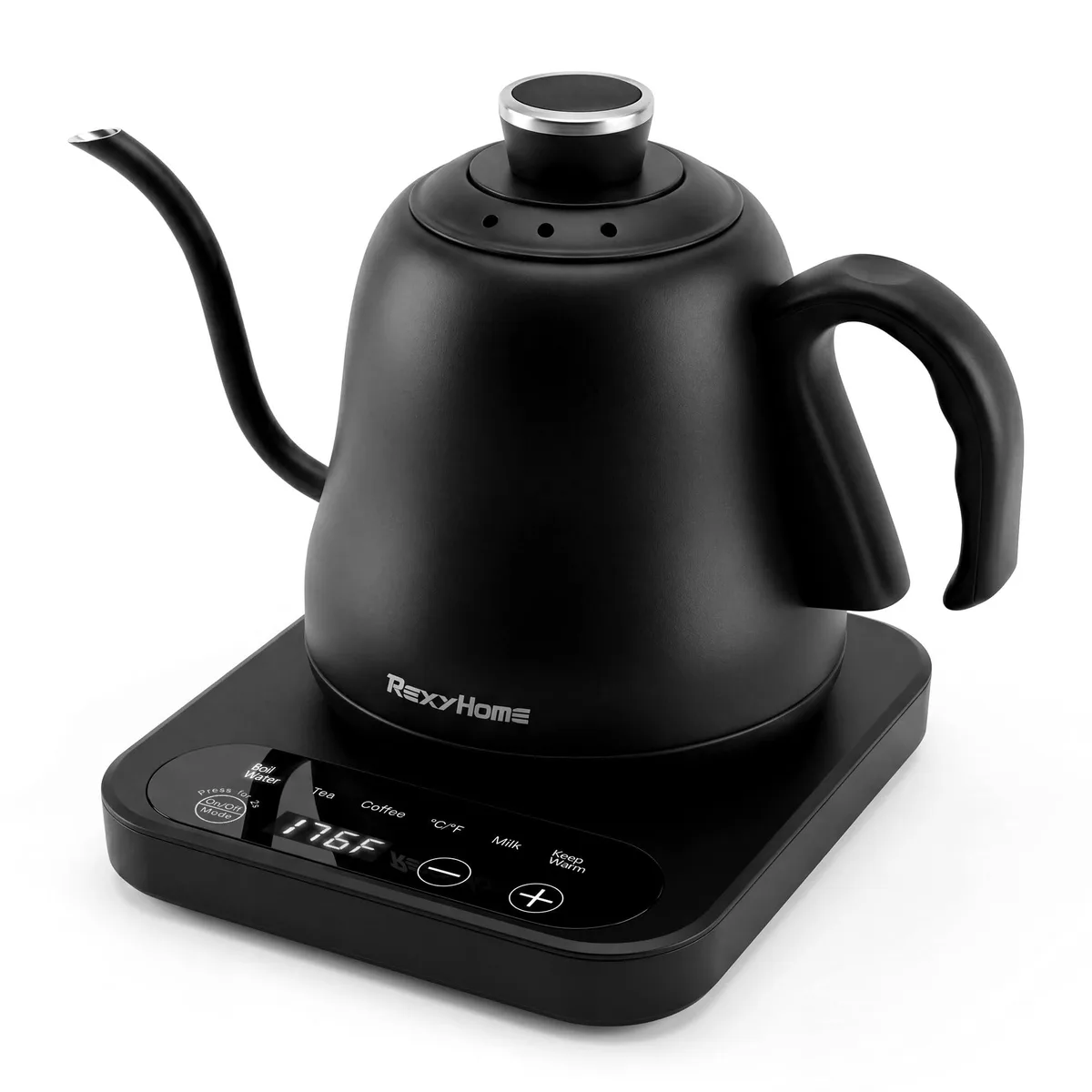 REXYHOME Gooseneck Kettle 0.8 L 316L Stainless Steel Inner — product photo