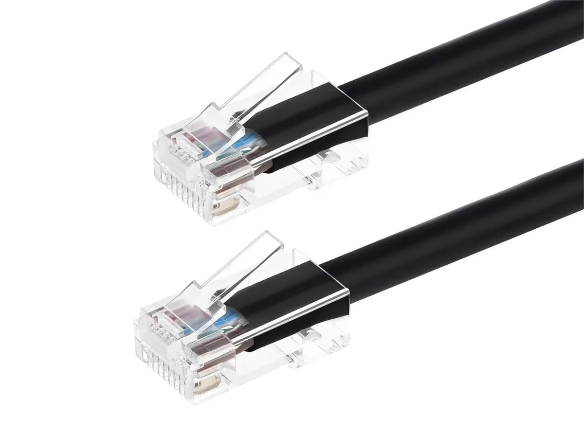 Monoprice Inc. Monoprice 113247 Cat6 network ethernet cable 3 foot black 24AWG 550MHz Zeroboot — product photo