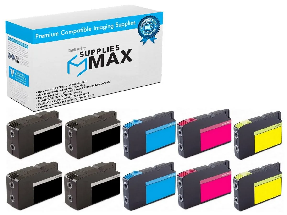 SuppliesMax SuppliesMax 14L0174_4PK/14L0269_2PKMP High Yield Inkjet Combo Pack toner cartridge — product photo
