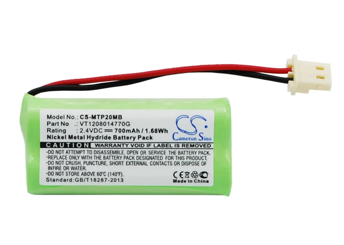 Cameron &amp; Co Cameron &amp; Co DS-CS-MTP20MB 2.4V 700mAh Ni-MH surveillance accessory — product photo