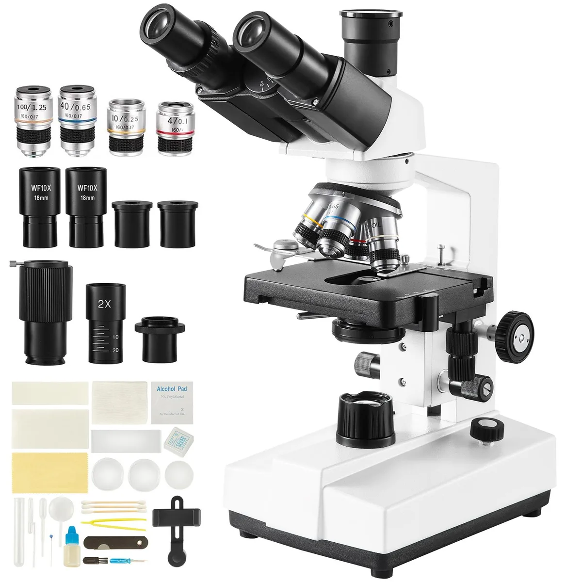 VEVOR VEVOR XSP-36TV Trinocular Microscope 40X-5000X — product photo