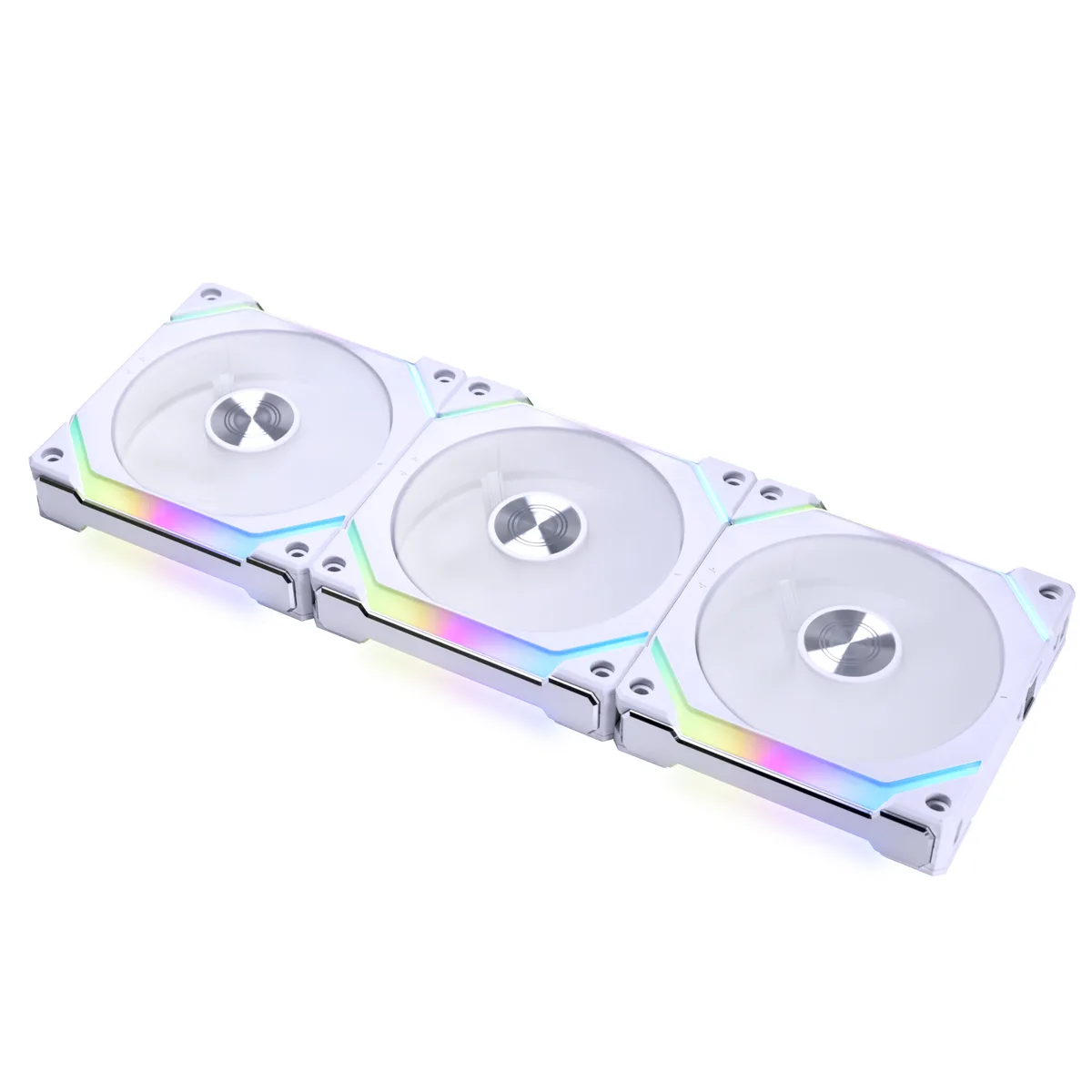 Lian Li Lian Li UNI Fan SL120 V2 ARGB White 3-pack 120mm 28mm UF-SL120V2-3W — product photo