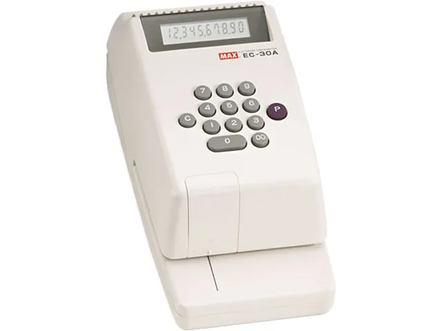 Max Max EC-30A 10-digit Electronic Check Writer office equipment — product photo
