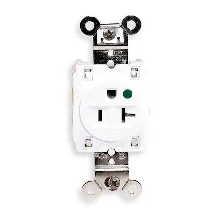 Hubbell Incorporated Hubbell Incorporated HBL8310W 5-20R Hospital Grade Receptacle White — product photo