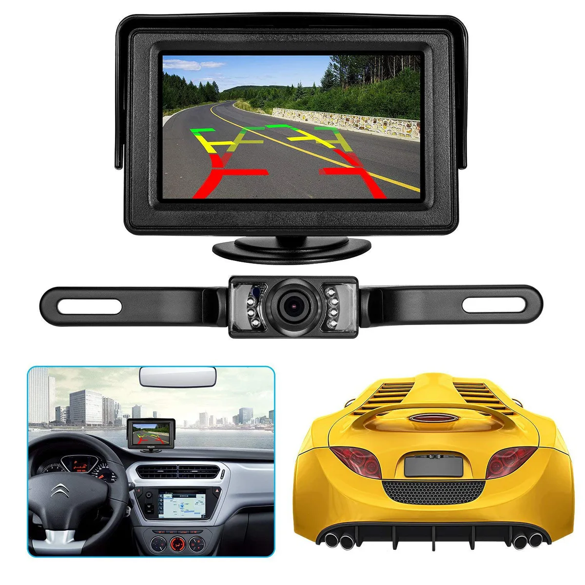 Werleo Werleo RCS4302 Backup Camera Kit 4.3 inch LCD Monitor — product photo