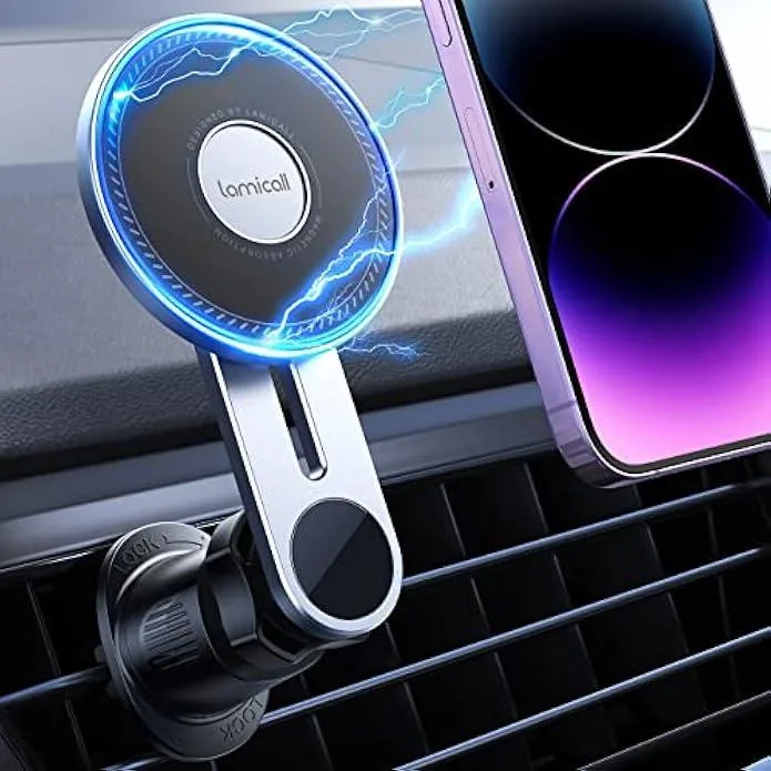 TAURKENAM TAURKENAM MagSafe Car Mount 20 N52 Magnets Air Vent Holder — product photo