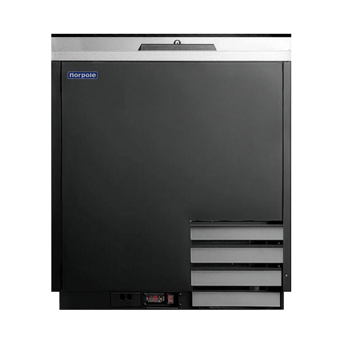Magic Chef Magic Chef 36 in. 9.2 cu. ft. Glass Froster Black — product photo