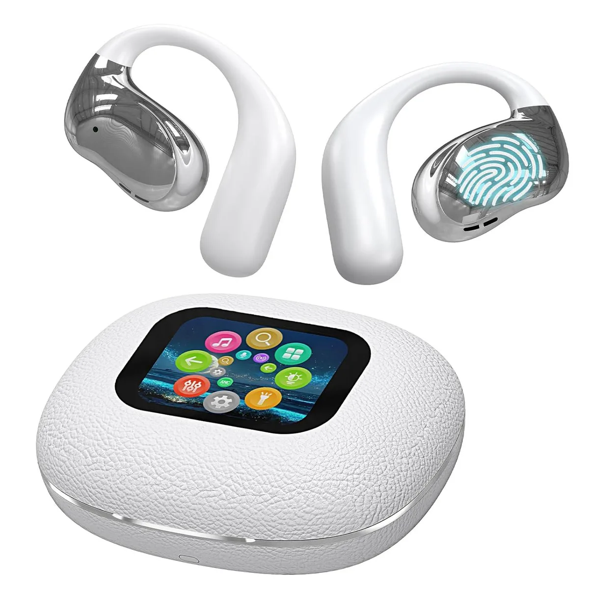 LORDWORLD LORDWORLD Open Ear Earbuds Bluetooth 5.4 White — product photo
