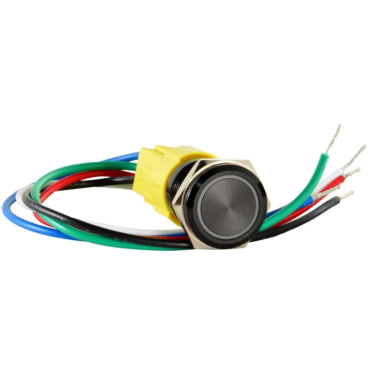 JacobsParts Inc. JacobsParts Inc. LTCH-S3-BLU 12V 16mm IP67 Momentary Blue LED Disconnect — product photo