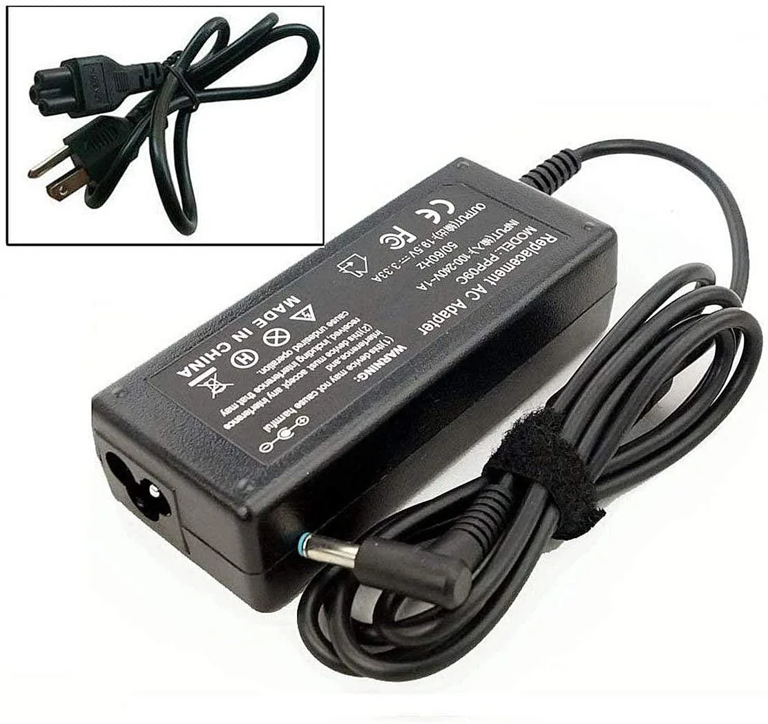 myVolts myVolts 65 W AC adapter for HP Envy x360 15-u010dx 15-u011dx 15-u002xx 15-u050ca 14-f020us 14-f021nr — product photo