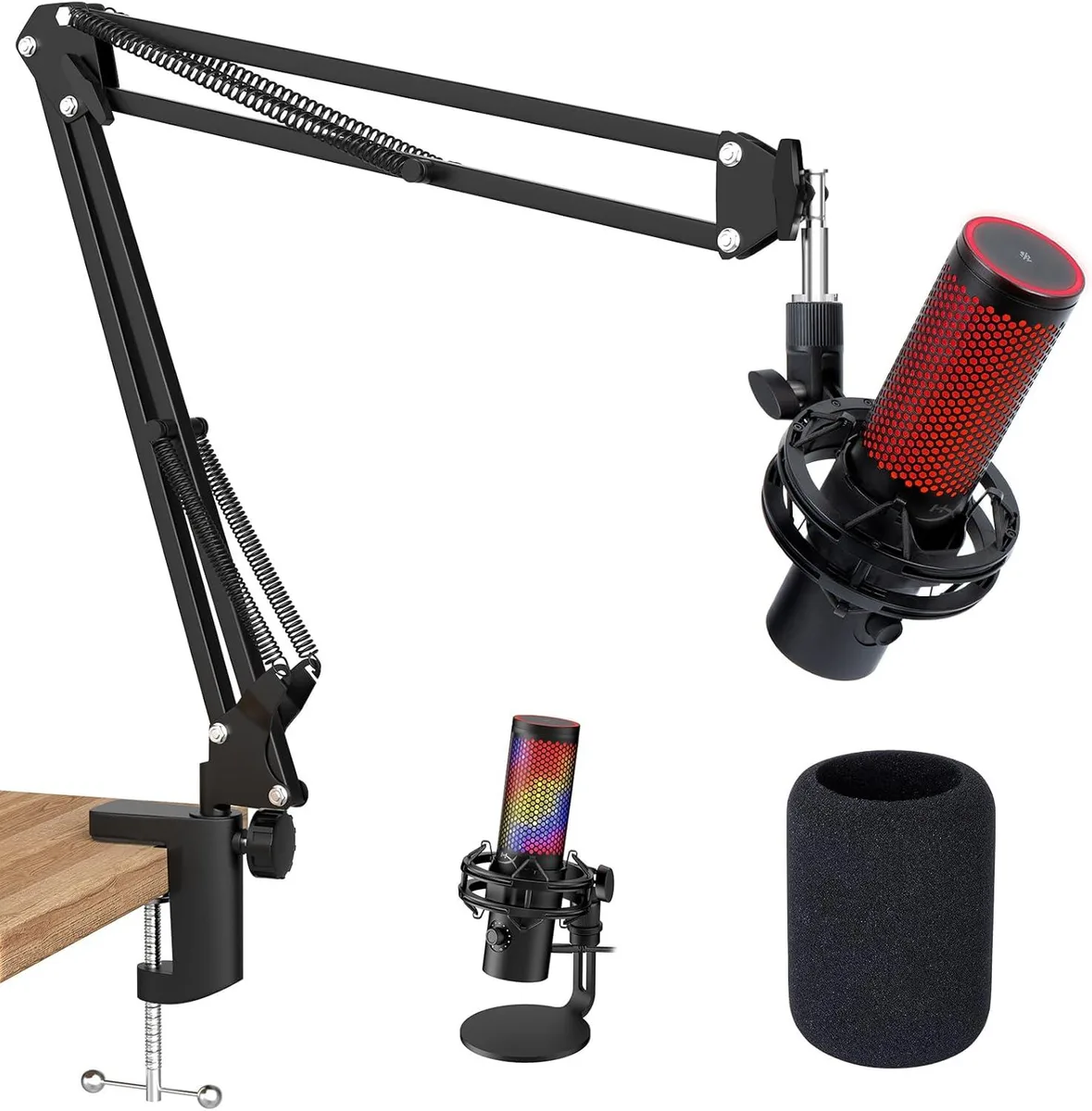 BFKK BFKK QuadCast 2 Boom Arm with Pop Filter &amp; 3/8" to 5/8" Adapter — product photo