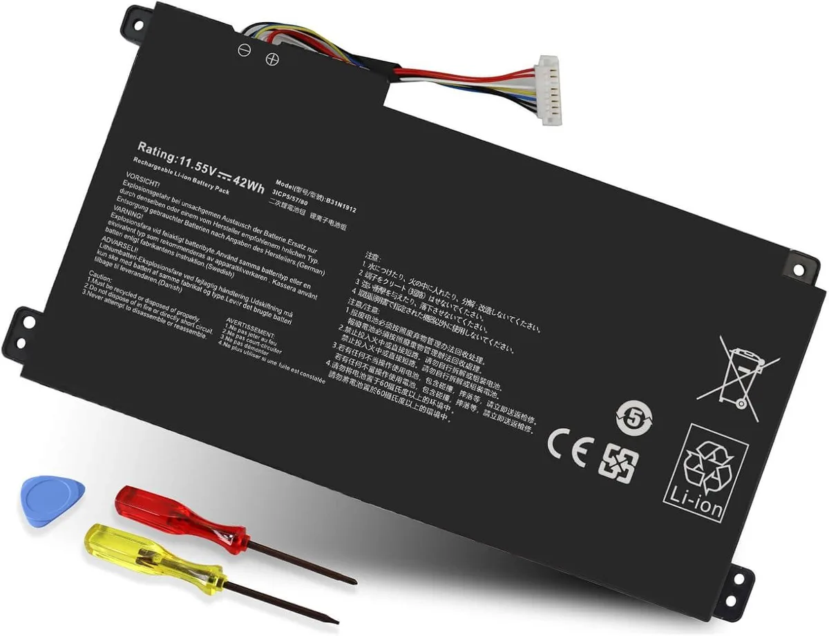 PISKEKAT PISKEKAT B31N1912 42Wh 11.55V 3-cell laptop battery — product photo