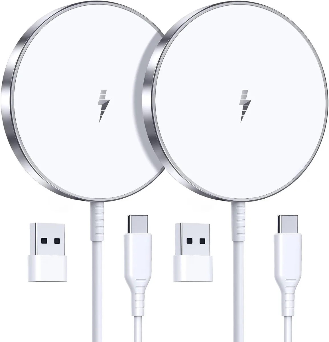 KINGARD KINGARD Magnetic Wireless Charger 15W 2 Pack — product photo