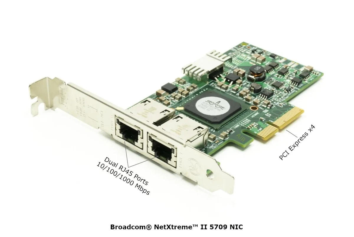 DELL DELL 0G218C Broadcom Gigabit Ethernet Card — product photo