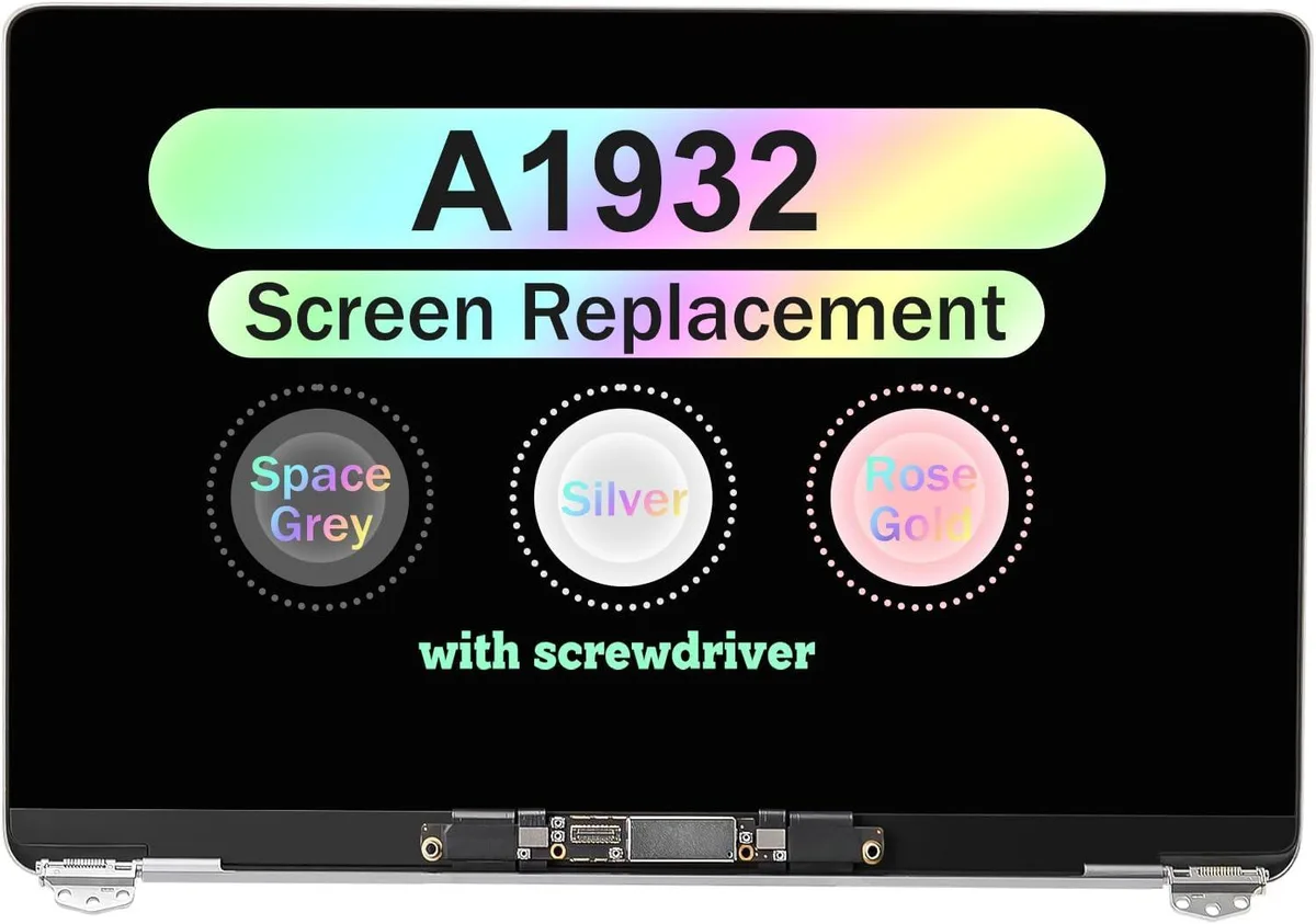 NUOLAISUN NUOLAISUN 13.3" 2560x1600 laptop screen for MacBook Air A1932 2018-2019 Silver — product photo