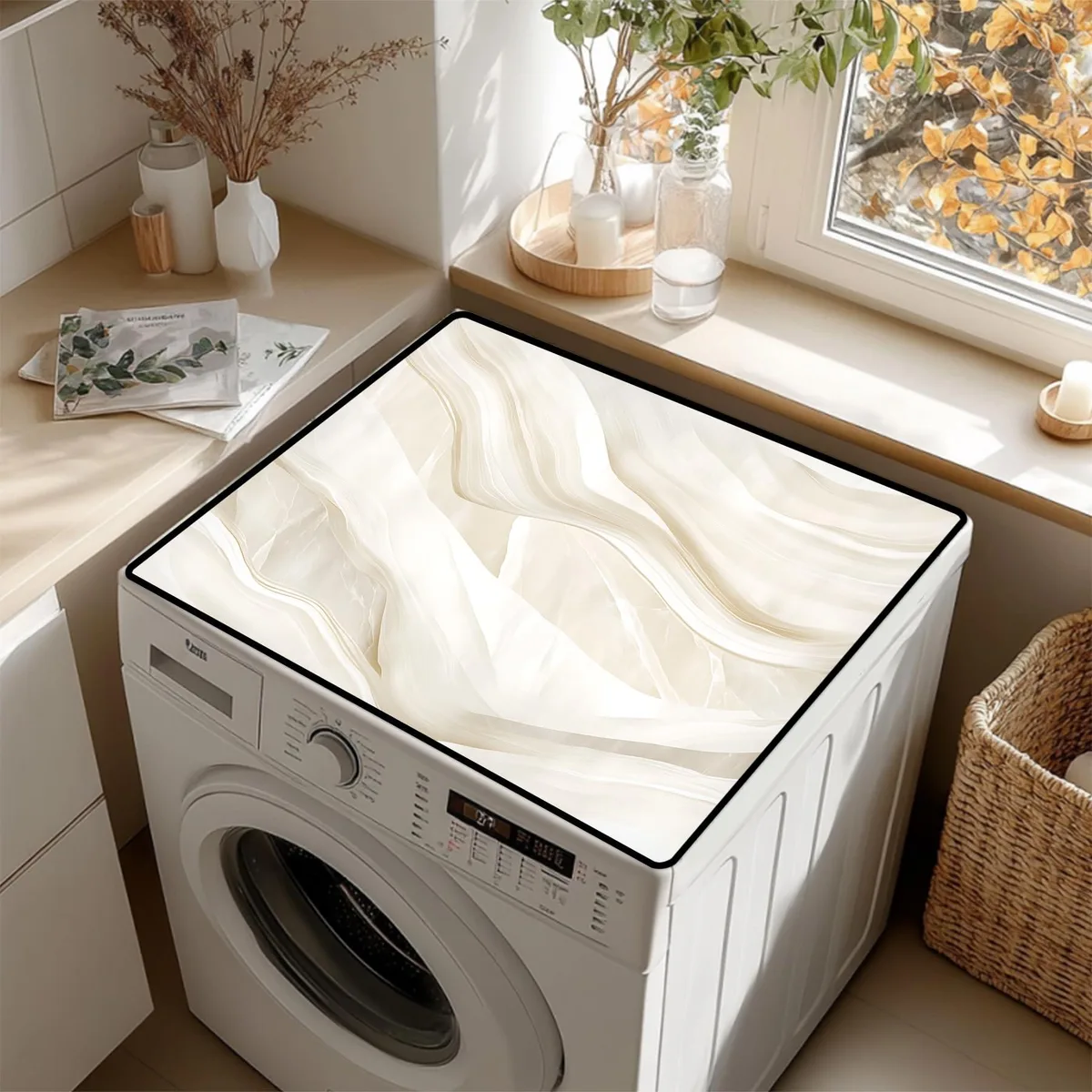  Daewoo XYJD01 Washer &amp; Dryer Top Cover Mat 23.6" x 19.7" Marble — product photo