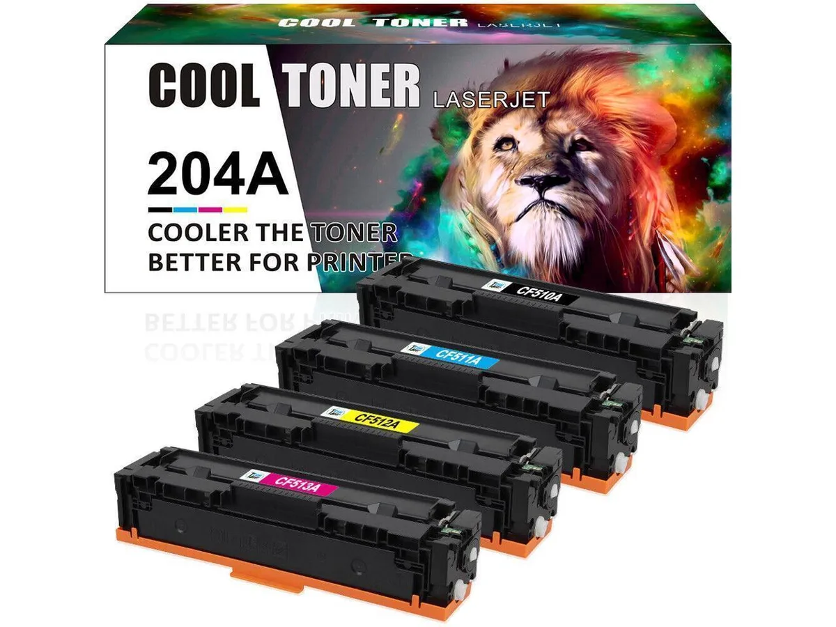 V4ink V4ink 4x CF510A 204A toner cartridge set KCMY 1100 900 — product photo