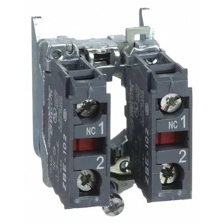Schneider Electric Schneider Electric ZB4BZ104 Contact Block 2NC 22 mm Black — product photo