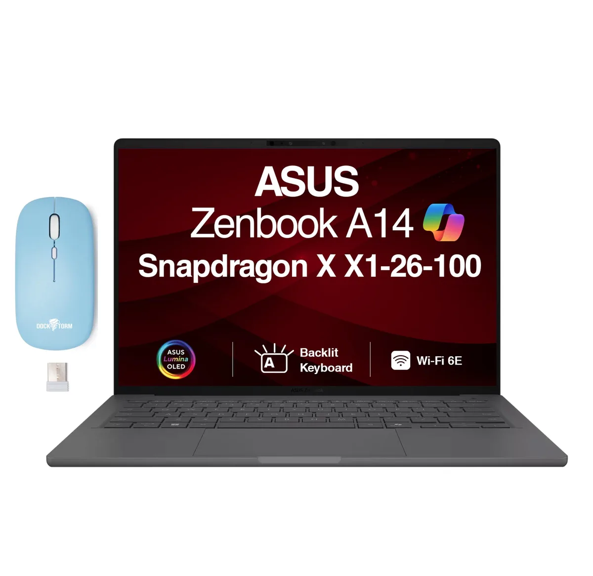 ASUS ASUS Zenbook A14 UX3407QA-PS76 32GB LPDDR5X 2TB SSD — product photo