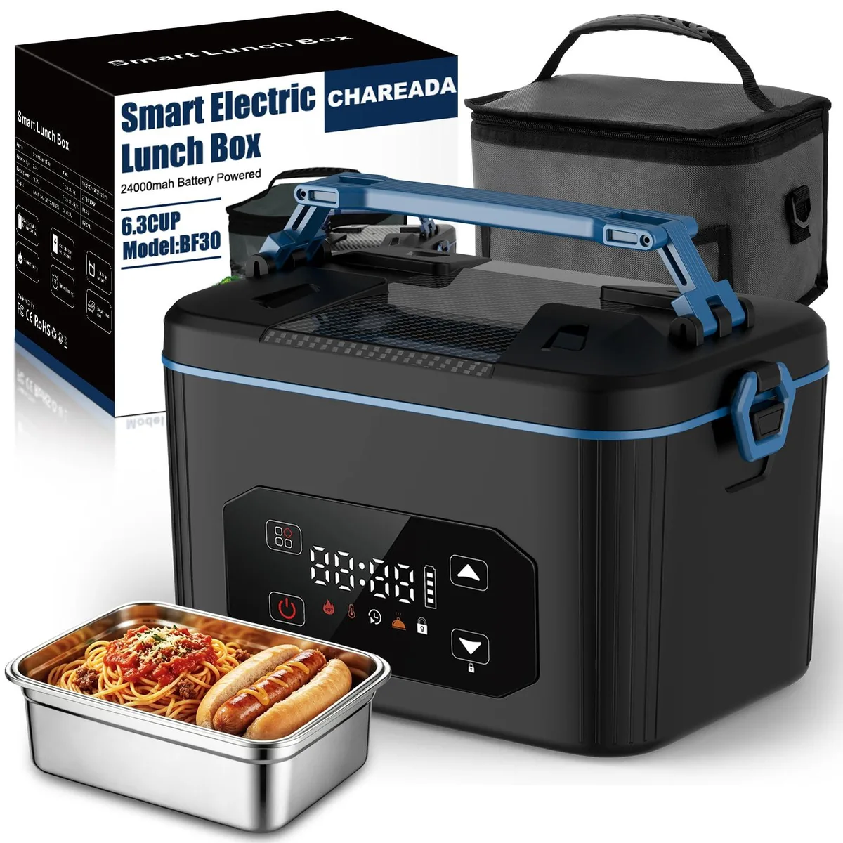 DNBeffulgent DNBeffulgent BF30 thermo pot 24000mAh 6.3 cups black — product photo