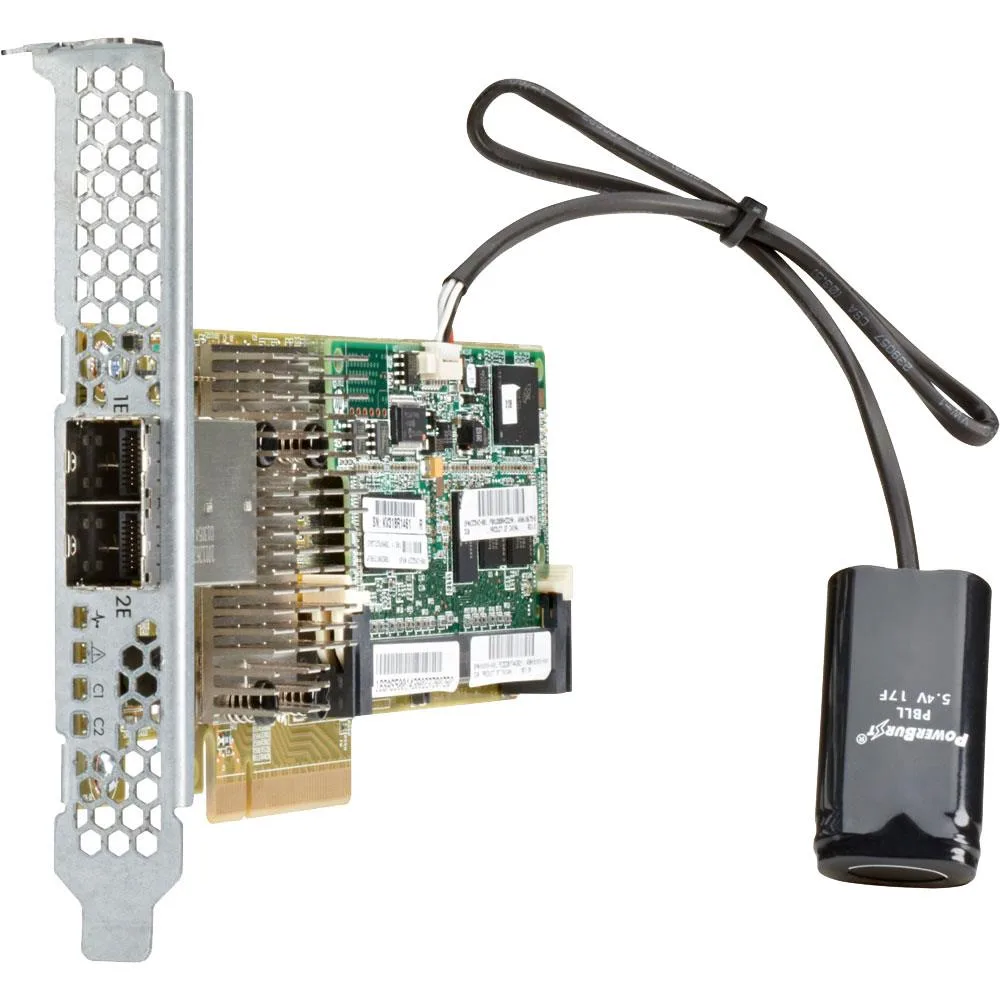 HPE HPE P431Product Smart Array P431/2GB FBWC 6Gb 2-ports Ext SAS Controller — product photo