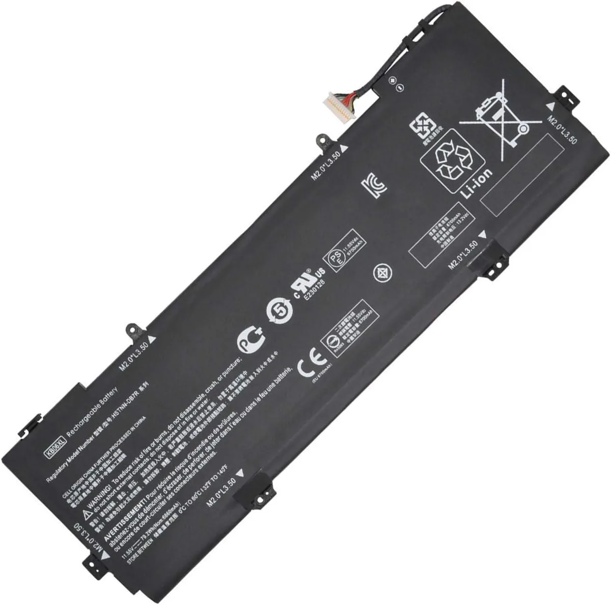 NShi NShi KB06XL laptop battery 11.55V 79.2Wh for HP Spectre X360 15-BL — product photo
