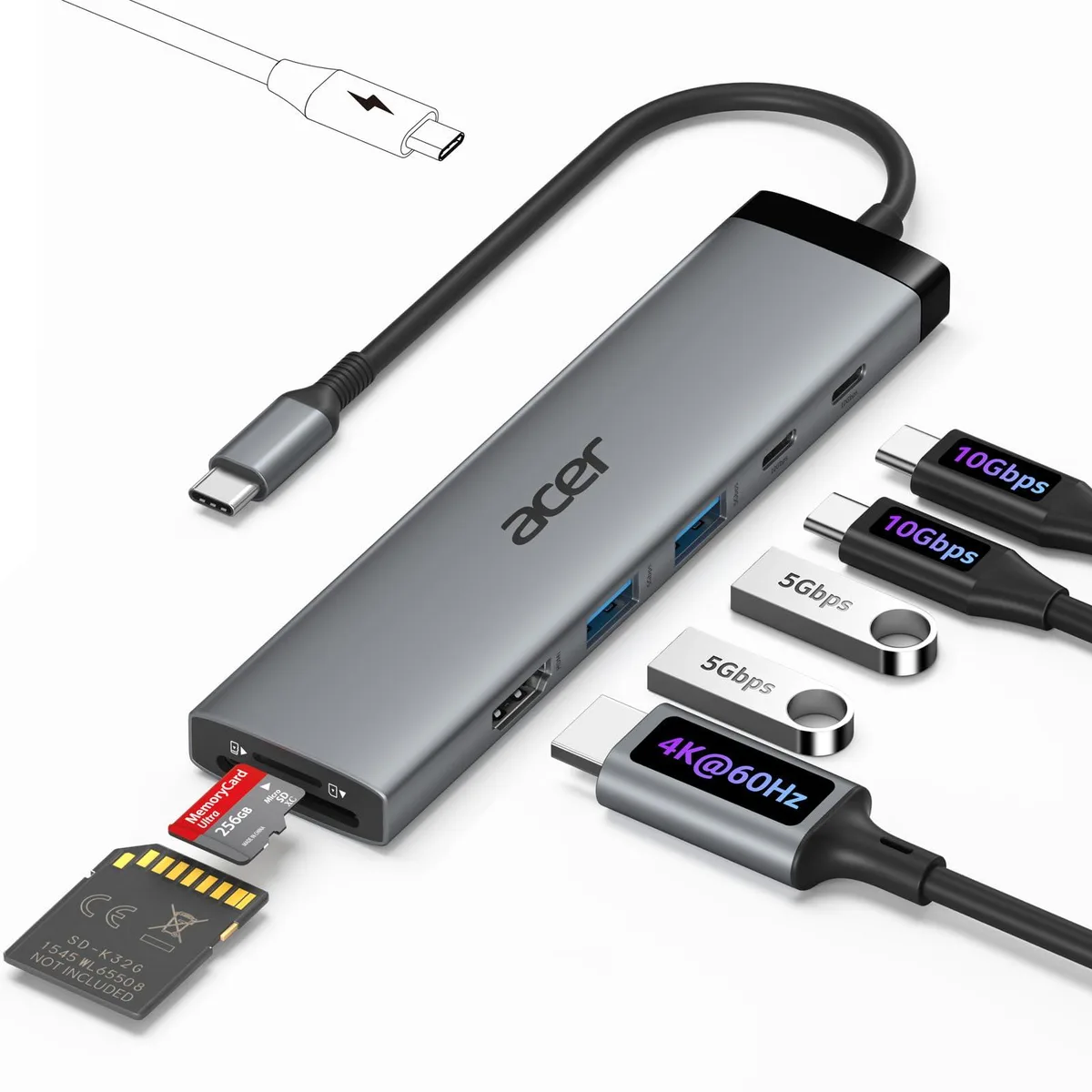 Anker ODK520 8 in 1 USB C Hub 10Gbps 4K@60Hz — product photo