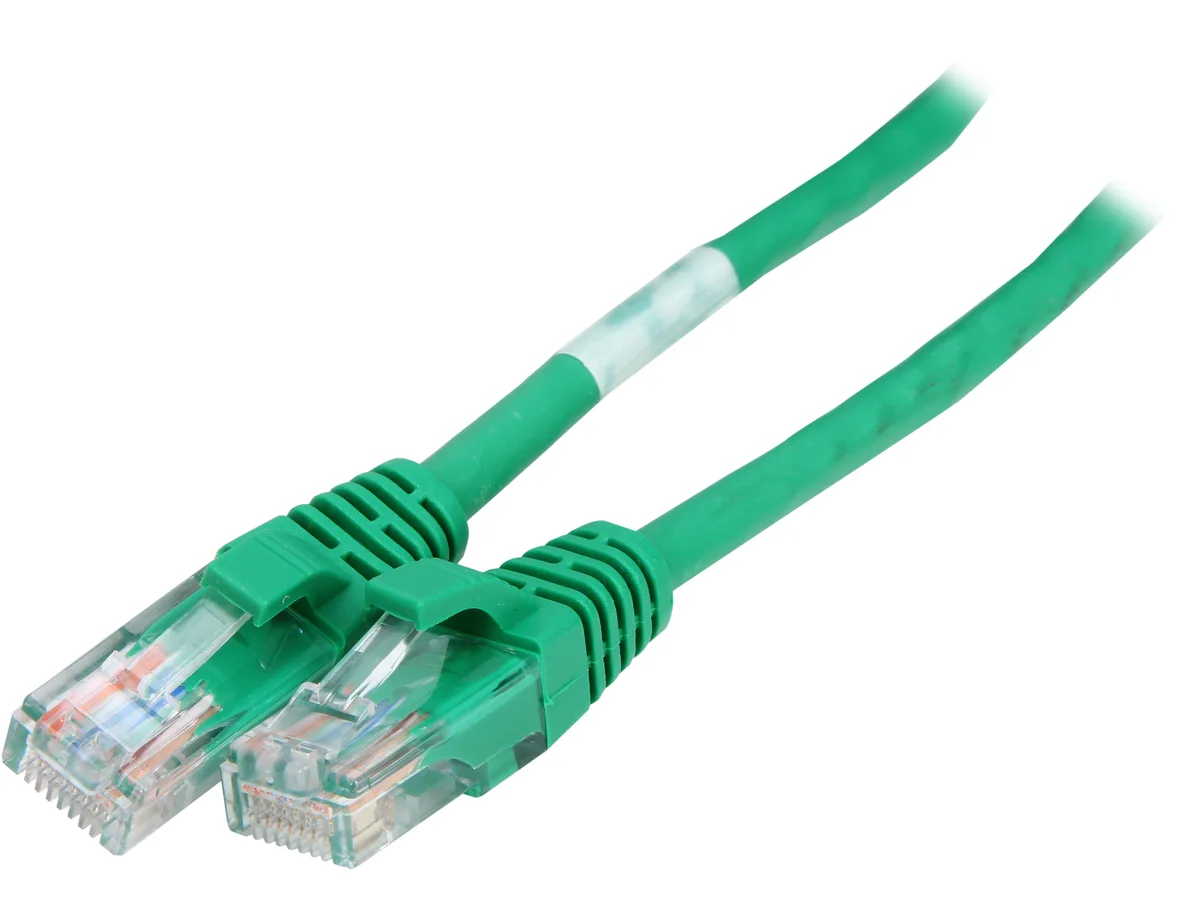 Cables To Go Cables To Go 15201 Cat5e network ethernet cable green 10 ft — product photo