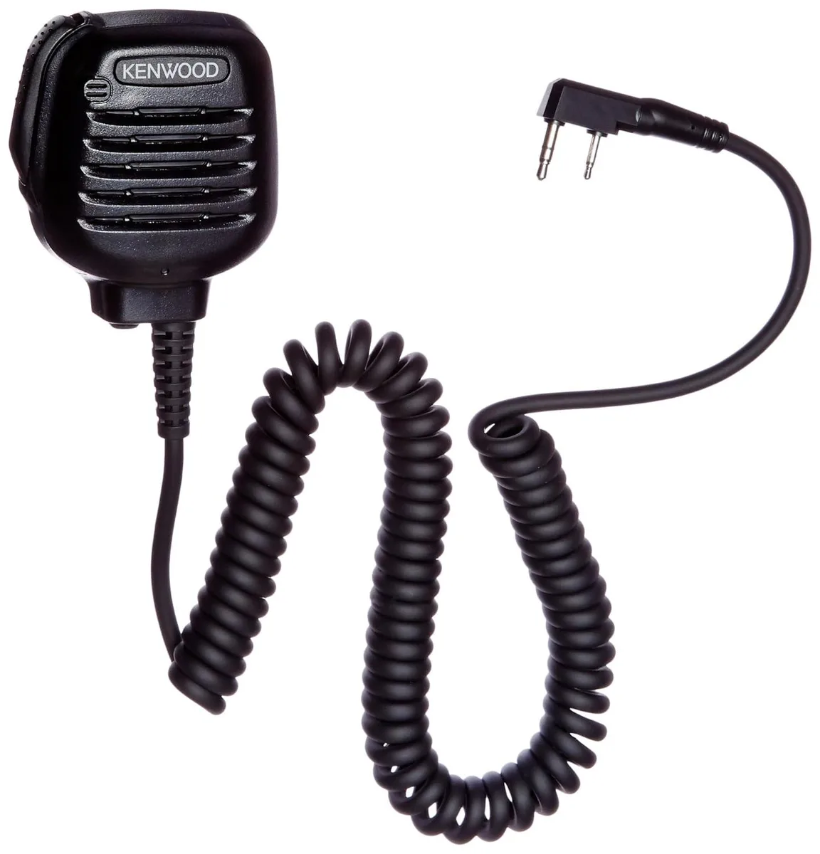 Heavy-duty speaker microphone with swivel belt clip and 2.5 mm earpiece jack