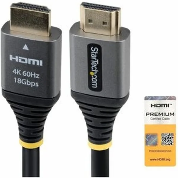 STARTECH STARTECH HDMMV1F 1ft HDMI 2.0 cable 4K 60Hz 18Gbps — product photo