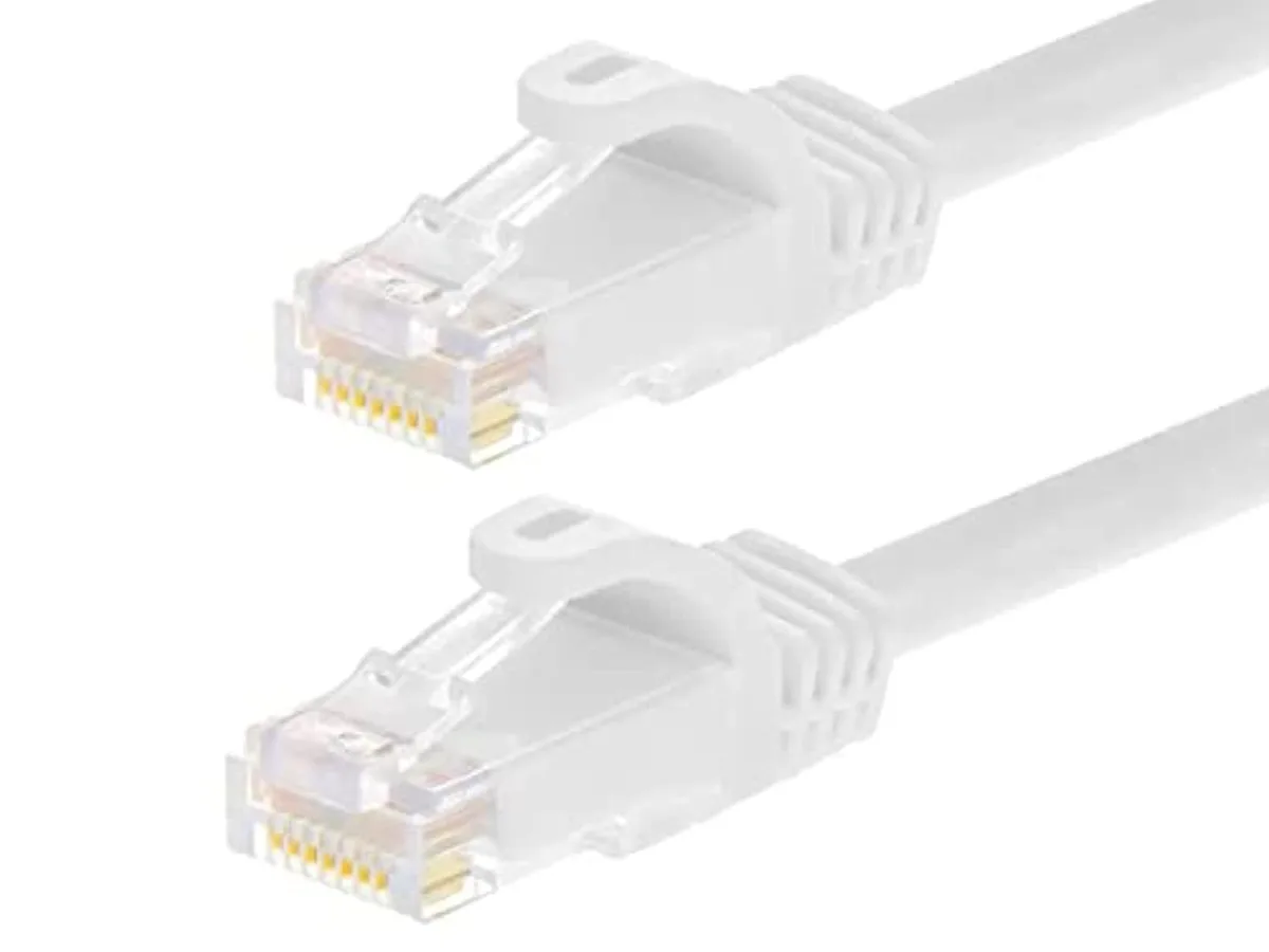 Monoprice Inc. Monoprice 143339 Cat6 UTP Snagless Patch Cable White 12Ct — product photo