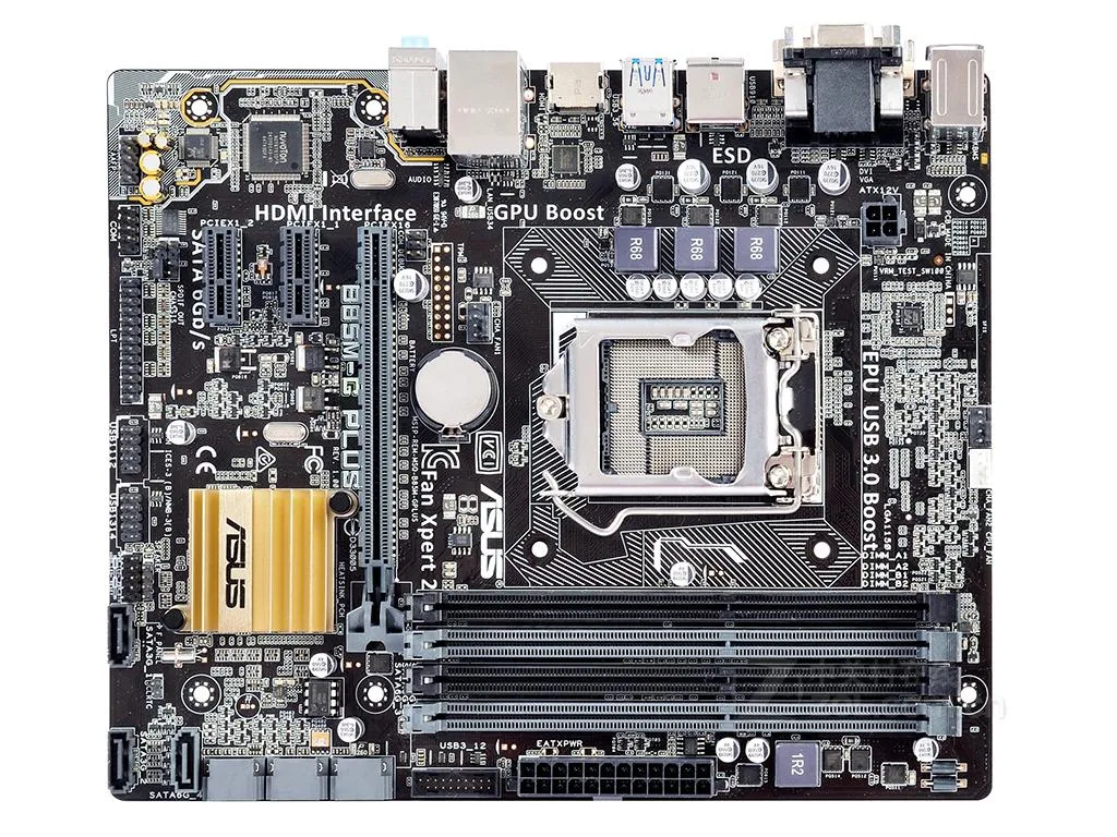 ASUS ASUS B85M-G PLUS Intel B85 DDR3 32GB Micro ATX motherboard — product photo