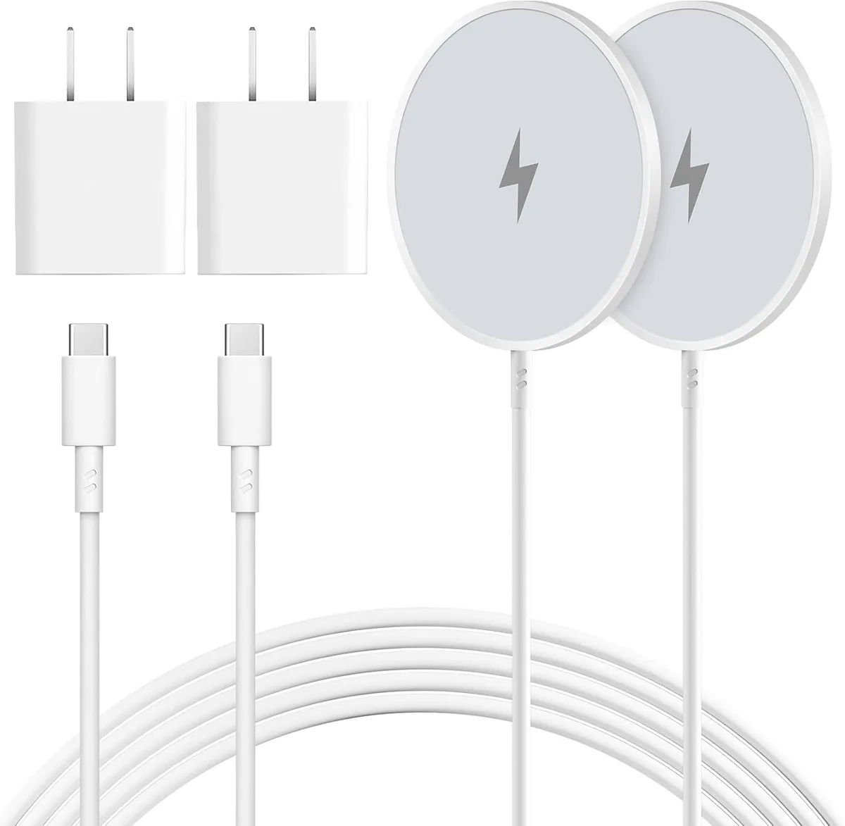 Luisport Luisport Magnetic Wireless Charger 2Pack 10FT Magsafe Charger — product photo