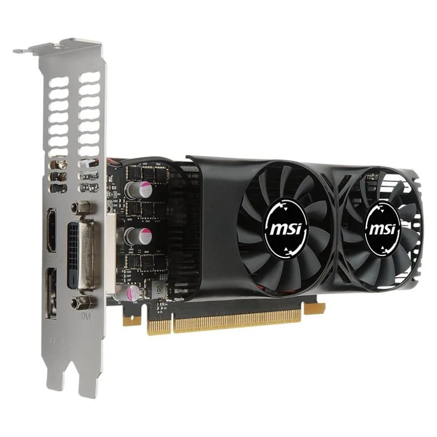 MSI MSI GeForce GTX 1050 2GT LP graphics card — product photo