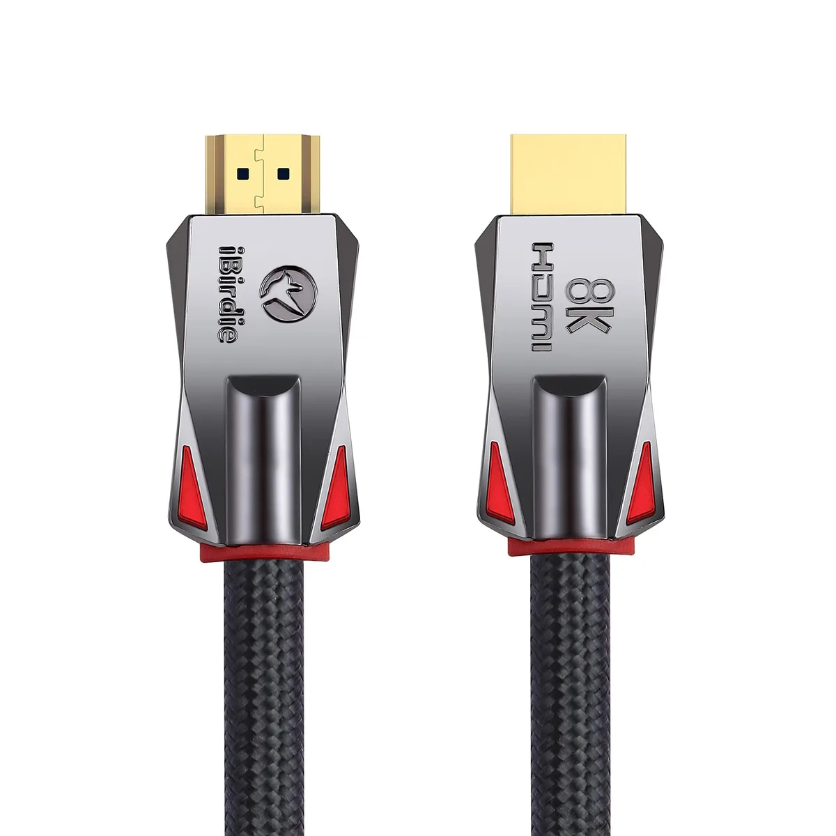 ibirdie ibirdie 8K Fiber Optic HDMI Cable 328ft 100m 2 in 1 accessory — product photo
