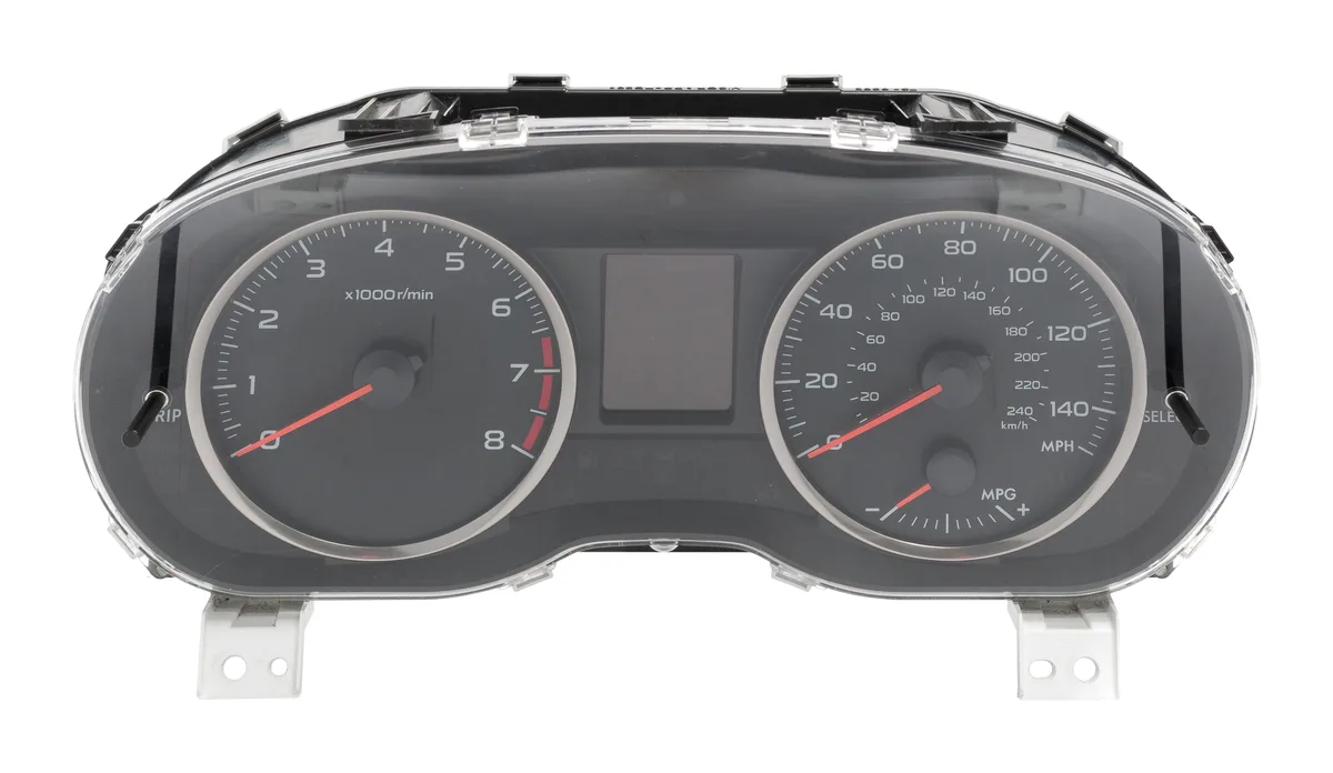 1 Factory Radio 1 Factory Radio 85004FJ160 Speedometer Instrument Gauge Cluster Part 2016 Subaru Impreza — product photo
