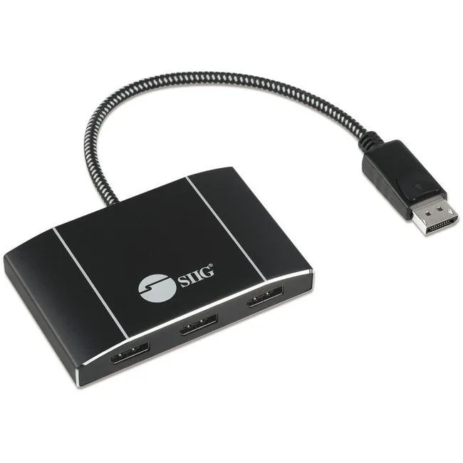 SIIG, Inc SIIG, Inc CEDP0P11S1 DisplayPort 1.4 MST Hub Splitter 1x3 7680x4320 32.4 Gbit/s — product photo