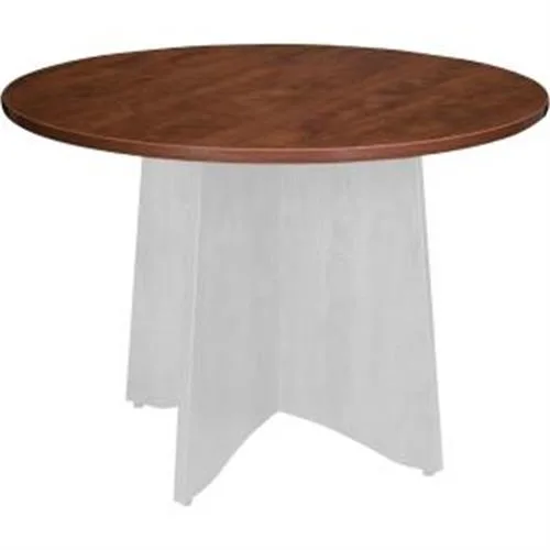 Lorell Lorell 87322 Round Conference Tabletop 42" Diameter 1.25" Thick Cherry office furniture — product photo