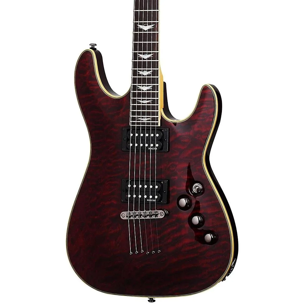 Schecter Guitar Research Schecter Guitar Research Omen Extreme-6 Electric Guitar Black Cherry 24-fret — product photo