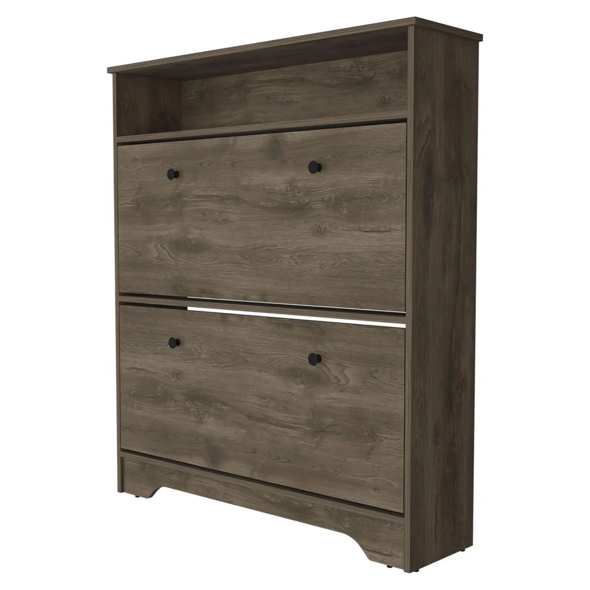 FM FURNITURE FM FURNITURE Brandford Shoe Rack Superior Top Two Shelves — product photo