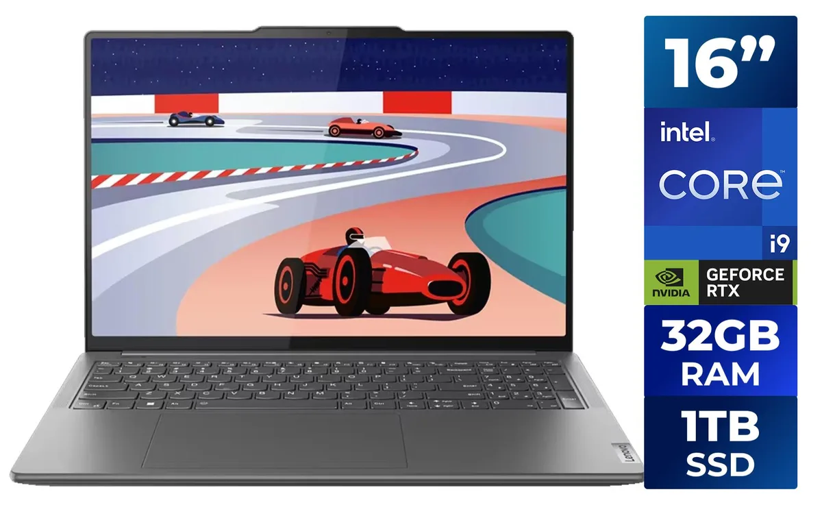 Lenovo Lenovo Slim Pro 9 16IRP8 i9-13905H RTX 4050 32GB 1TB 16.0" Touch 83C00003US — product photo