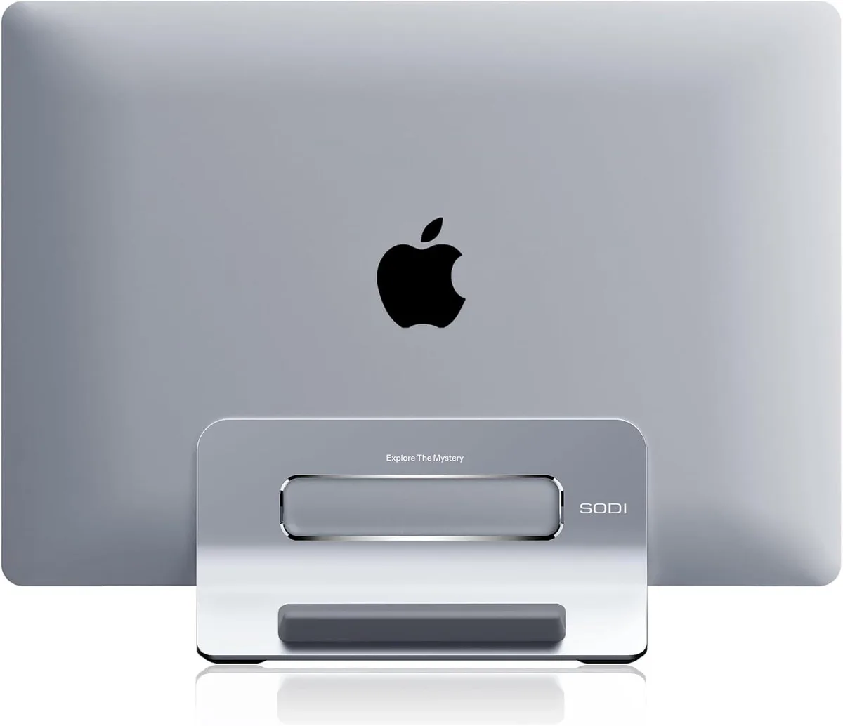 SODI Vertical Laptop Stand Silver 15 300 — product photo