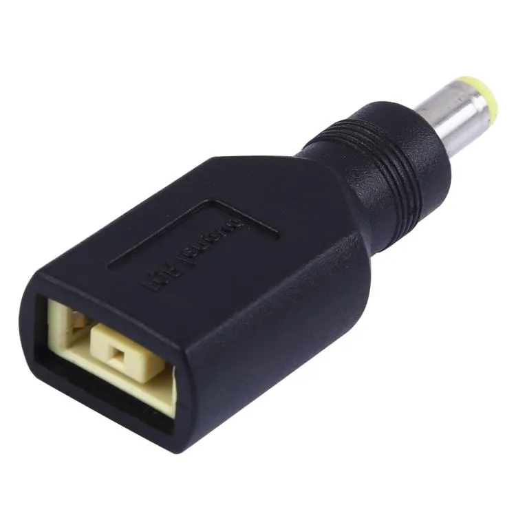 eForChina eForChina 5.5 x 2.5mm Male to Big Square USB Female Power Adapter (Black) — product photo