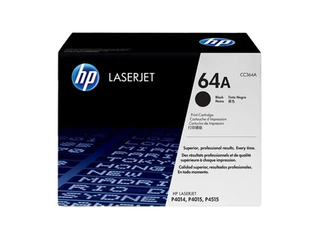 HP HP 64A (CC364A) Black Original LaserJet Toner Cartridge 10000 Page — product photo