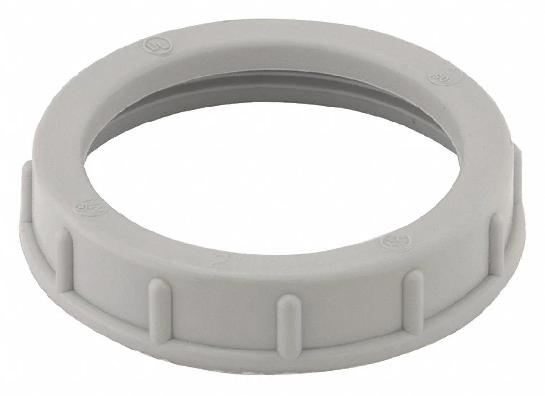 Hubbell Incorporated Hubbell Incorporated RACO 1408 IMC Bushing 2 in Threaded Plastic Gray — product photo