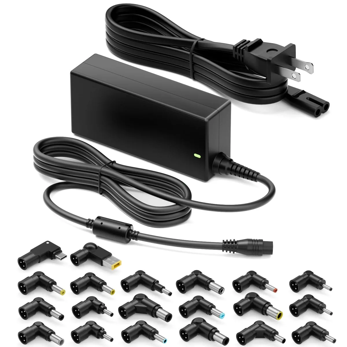  Belker 90W Universal Laptop Charger AC Adapter 20V 11.8A 85W USB-C 20 Tips — product photo