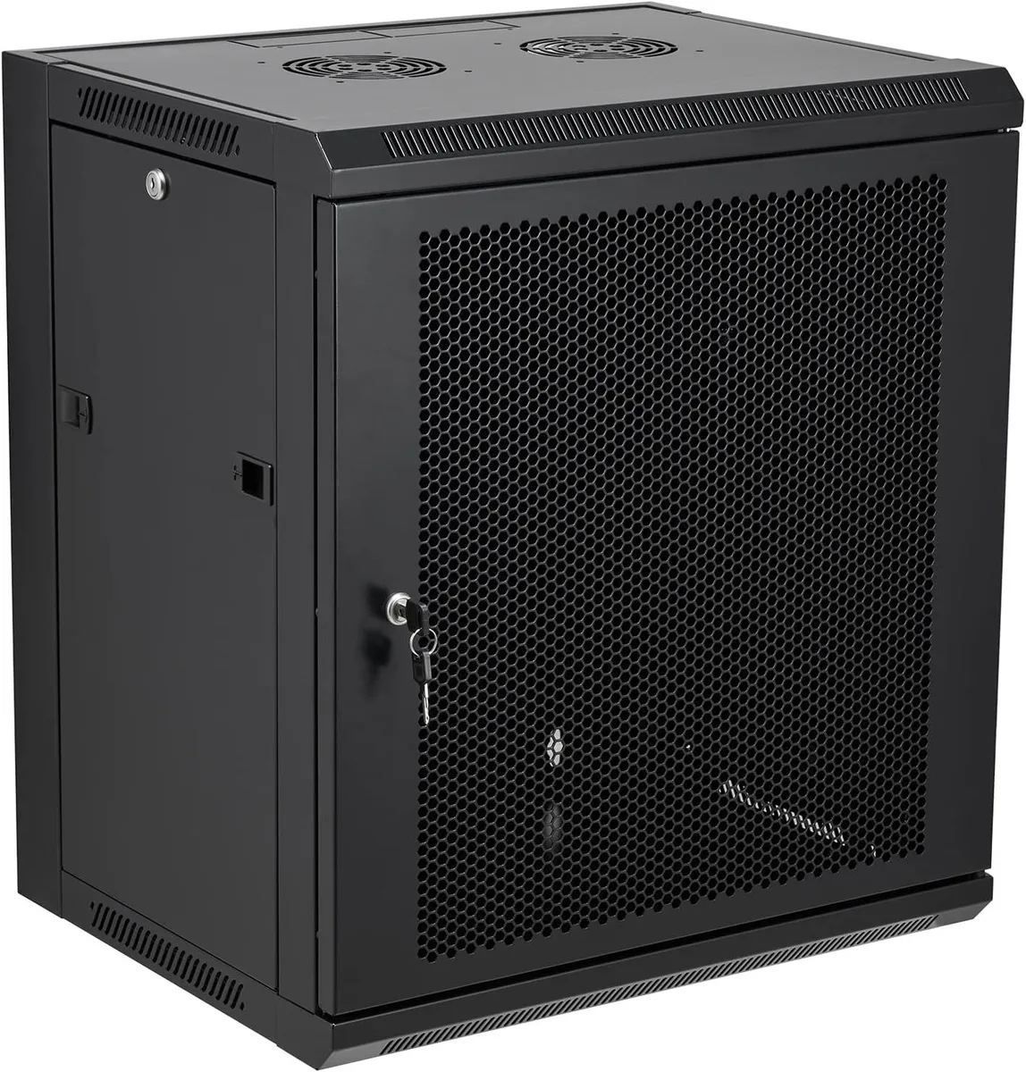 TAURKENAM TAURKENAM 12U Wall Mount Server Rack 25" H 22.4" W 17.7" D — product photo