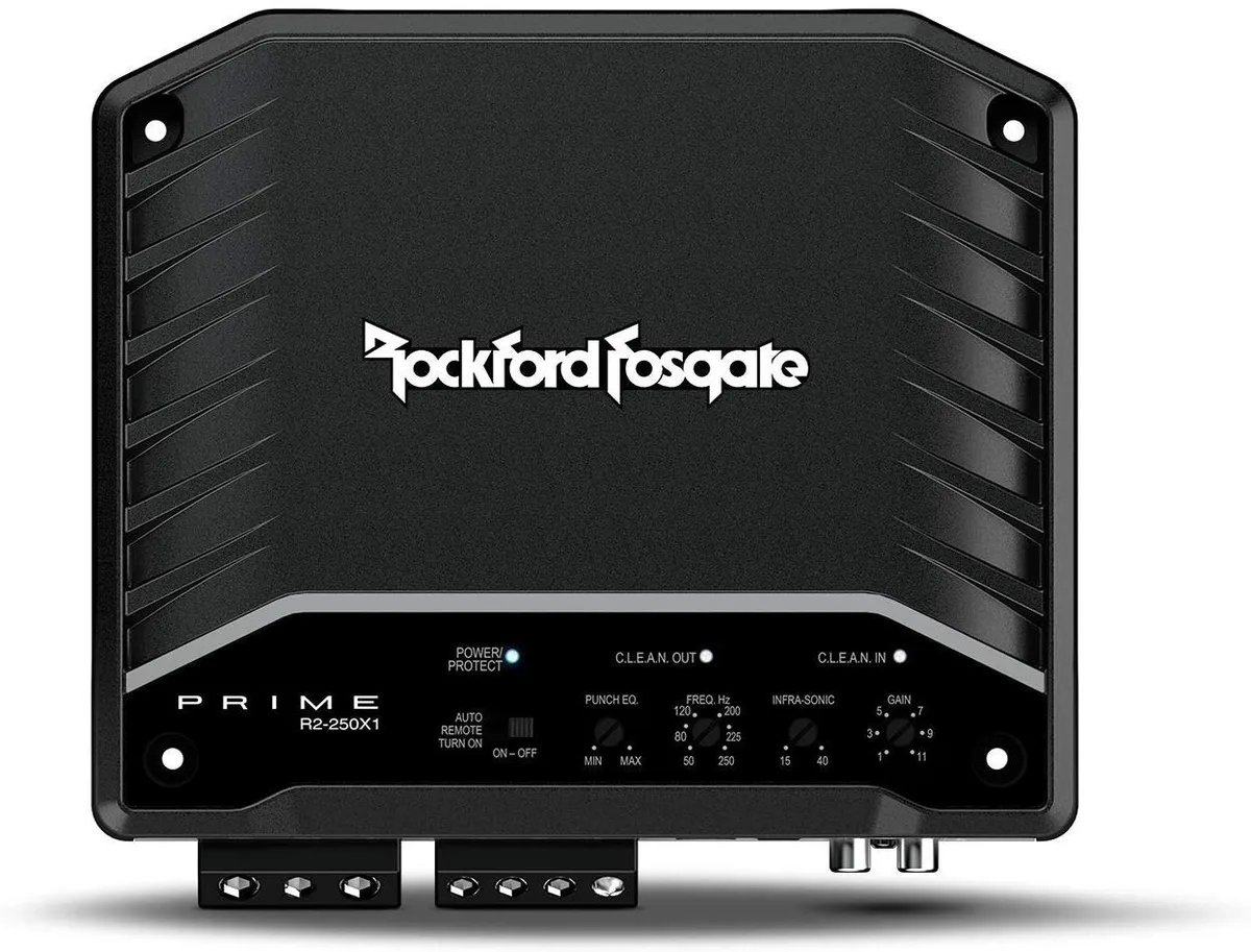 Rockford Fosgate Rockford Fosgate R2-250X1 Prime mono subwoofer amplifier — product photo